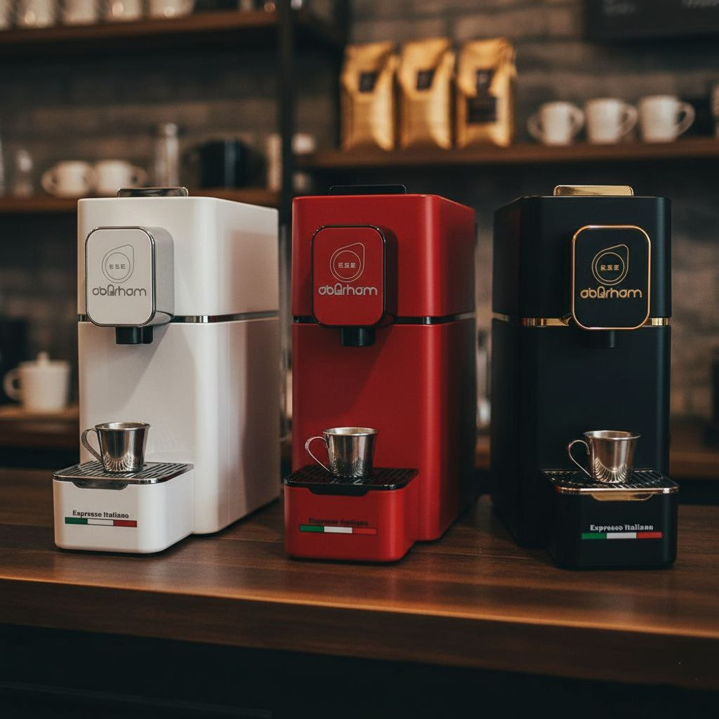 دستگاه های اسپرسوپاد ابرهام در 3 رنگ