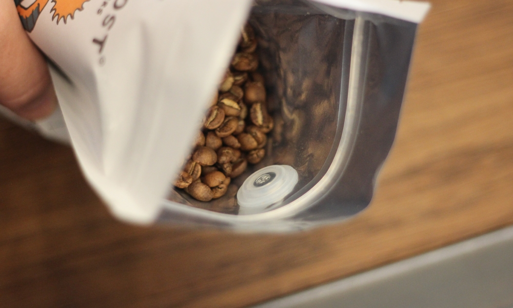 فرآیند گاززدایی قهوه